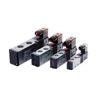 4v210 4V210 08 4v110-06 4v310-10 4v410-15 Thickened Pneumatic Solenoid Valve 12V 24V DC AC 110V 220V(4V210-08,AC110V)