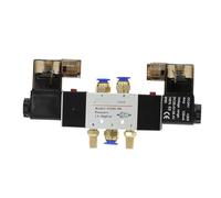 4V220-08 Air Pneumatic Solenoid Valve DC12V DC24V AC110V AC220V(SL10mm-Adjust,AC 110V)