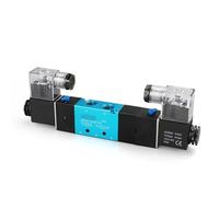 4V230 Solenoid Valve 5/3 Way Pneumatic Type Double Coil Pilot Operated Electric 3 Position 5 Port(4V230E-08 DC24V,with 10mm)
