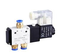 4V310 4V410 3V210 3V310 3V410 Pneumatic Electric Solenoid Valve 5 Way 2 Position Control Air Gas Magnetic 4V210-08 12V 24V 220V(4V310-10 DC24V)