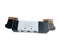 4V430C-15 5Ports 3Position Dual Solenoid Pneumatic Air Valve 1/2" BSPT DC12V,DC24V Or AC110V AC220V(DC24V)