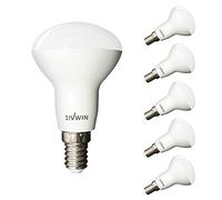 4vwin R50 Reflector E14 LED Light Bulb 5W 6000K Warm White 420lm 40W Equivalent 6-Pack (6, Cold White 6000K)