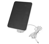 4W 5V Solar Panel Charger for arlo, for Ring, for Blink Security Camera, IP65 Waterproof Solar Panel for Camera, 360° Adjustable, Continuous Power Supply & Easy Install (White)