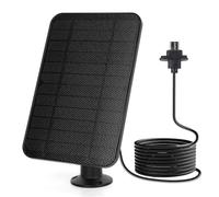 4W 5V Solar Panel Waterproof Photovoltaic Panel 360° Adjustable Mount 2000mAh Rechargeable Battery with 4m Charging Cable&Rubber Plug for Blink Outdoor 4(4th Gen)