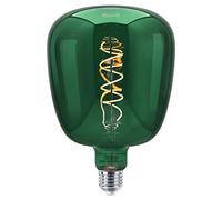 4w Coil LED Filament Light Bulb E27 Green Mirror Glass Decorative for Bar, Cafe, Home, Restaurant, Pendant Light, Wall Lamp GREENVASE
