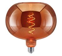 4w Coil LED Filament Light Bulb E27 Metallic Copper Glass Decorative for Bar, Cafe, Home, Restaurant, Pendant Light, Wall Lamp COPAPL