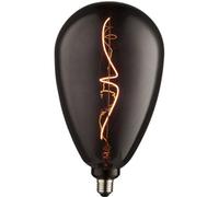 4W E27 Filament Light Bulb - Smoked Tinted Glass Lamp - 1800K Warm White Led