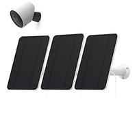 4W Solar Panel Compatible with SimpliSafe Outdoor Camera, Includes Secure Wall Mount, IP65 Weatherproof,13.1ft Power Cable (3)