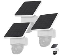 4W Solar Panel for eufy Security SoloCam S340,Replace The Original 2W Solar Panel,Keep Your eufy S340 Camera Continuously Powered,IP65 Weatherproof,(Only Solar Panel,Cameres Not Included)-3Pack