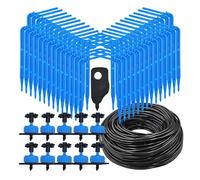 4Way Drip Irrigation Kit3/5mm Automatic Watering System for Potted Plants 10/20 Sets Garden Accessories Efficient Water Conservation Easy Installation