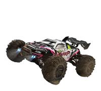 4WD 1/16 Scale Super Unprinted RC Truck, 80KM/H, Professional Grade, 2.4GHz Quad-Drive, Drip-Resistant Design, Metal Differential, 50 Minutes,16101PRO(50KM Purple 3B)