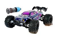 4WD 1/16 Scale Super Unprinted RC Truck, 80KM/H, Professional Grade, 2.4GHz Quad-Drive, Drip-Resistant Design, Metal Differential, 50 Minutes,16101PRO(50KM Purple 1B)