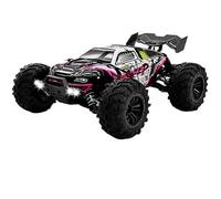 4WD 1/16 Scale Super Unprinted RC Truck, 80KM/H, Professional Grade, 2.4GHz Quad-Drive, Drip-Resistant Design, Metal Differential, 50 Minutes,16101PRO(80KM Purple 2B)