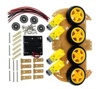 4WD Robot Smart Car Chassis Kit With Encoder Motors Flexible Drive For Arduino DIY Projects