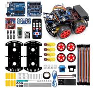 4WD Smart Vehicle DIY Kits With Wireless Line Tracking Robot Car