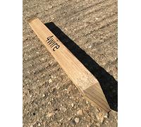 4wire 15 PACK OF STRONG 2 INCH THICK X 36 INCHES HIGH. WOOD SQUARE SITE PEGS LANDSCAPING GARDEN 2X2 TREE STAKE