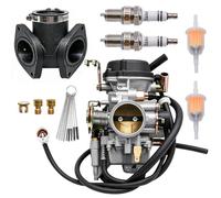 4WM-14101-03-00 Carburetor Fit for Yamaha Road Star XV1600 1999-2003 XV1700 2002-2014 Replace for 4WM-14101-13-00 With Intake Manifold