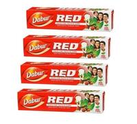 DABUR NATURAL AYURVEDIC RED HERBAL TOOTHPASTE 200g Pack of 2
