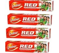 DABUR NATURAL AYURVEDIC RED HERBAL TOOTHPASTE 200g Pack of 2