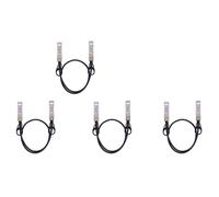 4X 10G SFP+ Twinax Cable, Direct Attach Copper(DAC) 10GBASE SFP Passive Cable for SFP-H10GB-CU1M,Ubiquiti,D-Link(0.5M)