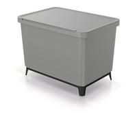 4x 10L Sorting Waste Bin Set Recycling Segregation Free Standing Wall Mountable
