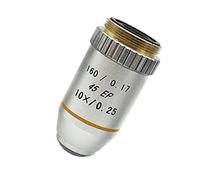 4X/10X/40X/100X Semi-plan Achromatic Objective Lens 195 mm Conjugate Distance for Biological Microscope 160/0.17 45EP (Size : 10X)