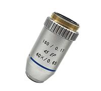 4X/10X/40X/100X Semi-plan Achromatic Objective Lens 195 mm Conjugate Distance for Biological Microscope 160/0.17 45EP (Size : 40X)
