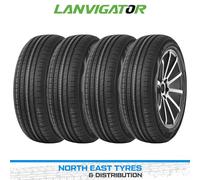 4X 145 80 13 LANVIGATOR | GREAT C WET GRIP | QUALITY BRAND NEW CAR TYRES M+S 75T