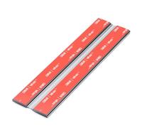 4X 150 mm Clear Acrylic Flexible Hinges, Self-Adhesive, No Glue Required | 150 mm, clear: Slim one-piece self-adhesive hinges; no metal pin to rust or jam; lids, covers, cases