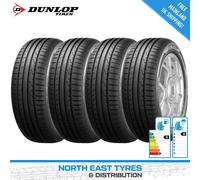 4x 185 65 15 DUNLOP SPORT BLURESPONSE | TOP B/A RATINGS | NEW TYRES | 88H