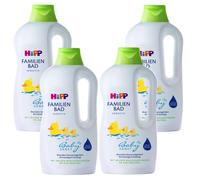4X 1L Liter Hipp Family Bath Sensitive Baby Gentle Blue Bath Water Mild Bathing
