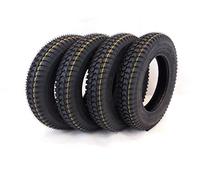 4x 3.00-8, 300x8 Mobility Scooter Tyres Powerchair & Cordoba Black