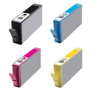 4x 364XL High Capacity Compatible Printer Ink Cartridges (Cyan / Magenta / Yellow / Black) For use with HP Deskjet 3070A 3520 Officejet e-AIO 4620 4622 Photosmart B8550 C5324 C5380 C6324 C6380 D5460 Photosmart e-Station C510a Photosmart B010a B109a B109d B109f Photosmart Plus B209a B209c B210a B210c Photosmart Premium C309n C309g C310a Photosmart Premium Fax C309a C410b Photosmart Wireless B109n B110a B110c B110e Photosmart e-All-in-One 5510 5515 6510 5520 6520 7510 7520 Printers