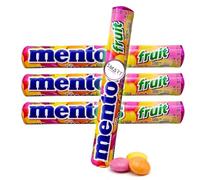 4x 38g Refreshing Mentos Fruit Flavored Chewy Dragees - Bundled by Smart Cutie