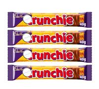 4x 40g Chocolate Bar - Honeycomb Centre Covered in Milk Chocolate - Bundled by GetInStyle Shop