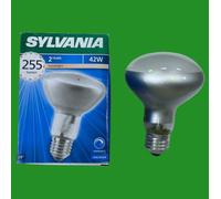 4x 42W (=60W) Sylvania Halogen R80 Dimmable Reflector Spot Light Bulb ES E27