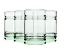 Pasabahce Aware Tincan Recycled Highball Glasses - 490ml - Green - Pack of 4 - Water Glasses Dishwasher Safe Drinking Glass Cups for Drinking Water, Juice