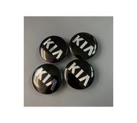 4x 58mm FOR Kia Black/Slive Alloy Wheel Centre Hub Caps Hubcaps