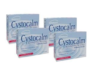 4X 6 Cystocalm Sachets, 4g, Cystitis Relief from Burning Pain, Cranberry Flavour - Bundled by Smart Cutie