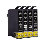 4x 603XL Black Compatible Ink Cartridges to replace Starfish 603 ink For Epson XP2100 XP2105 XP3100 XP3105 XP3150 XP3155 XP4100 XP4105 XP4150 XP4155 XP2150 XP2155 Printer