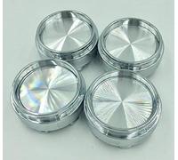 4x 65mm Alloy Wheel Center Hub Caps Covers Compatible With Rays Volk Racing Wheels No Logo Plain Emblem Rim Cover Hubcap Tyre Trim Truck Plastic Tuning (Silver)