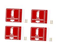 4X Acrylic Projecting Signs with Down Arrow 2-Sided 6x6 Inch for Home Corridor Lobby Nursery Safety