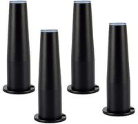 4X Adjustable furniture Legs,Aluminum Alloy Table Leg furniture Sofa Support Foot,Bathroom Cabinet Legs,Round Tube Coffee Table Feet,Tv Stand Legs,Cupboards Legs