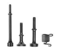 4X Air Hammer Bit Set Smoothing Pneumatic Drill Bits Pneumatic Air Heads for Automotive Industry Smoothing Pneumatic Hammer Drill Bits Air Hammer Bit Set for Auto Industry