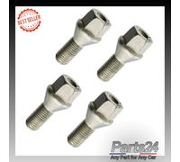 4x Alloy Steel Hub Nut Wheel Bolts For Vauxhall Corsa Meriva Nova 1993 on Febi