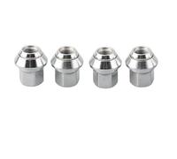 4x Alloy Wheel Nuts Set M12 x 1.5mm For Ford Fiesta Focus Mondeo Fusion C-Max Kuga Transit Connect Escort Puma Volvo C30 S40 V40 V50 C70 | OEM 1366029 81EB1K024AB 30666349