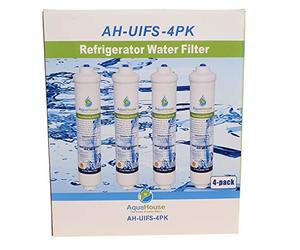 4X AquaHouse UIFS Compatible Fridge Water Filter for Samsung DA29-10105J HAFEX/EXP WSF-100 Aqua-Pure Plus (External Filter only)