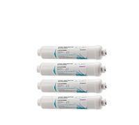 4X Aquati Replacement Fridge Inline Water Filter Compatible with Samsung Daewoo LG BEKO Bosch