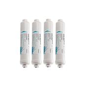 4X Aquati Under-Sink Tap Drinking Water Filter Replacement Inline Cartridges 1/4" Push Fit Connection