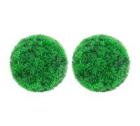 4x Artificial Boxwood Balls Fake Plant Floral Decoration Multi Sizes vidaXL